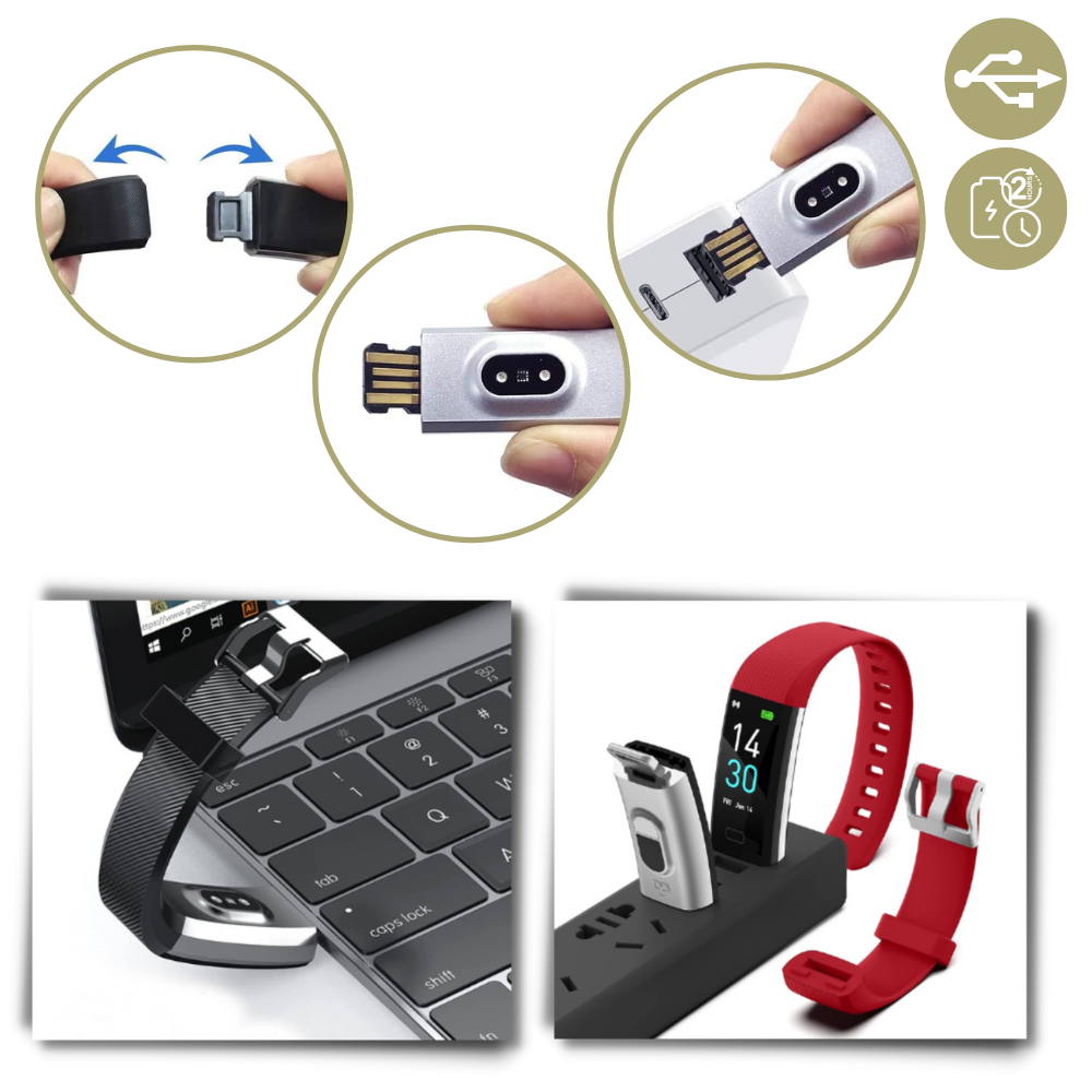 Fitness Tracker Step Watch with Heart Rate Monitor and Distance Tracking for Seniors - Image 6