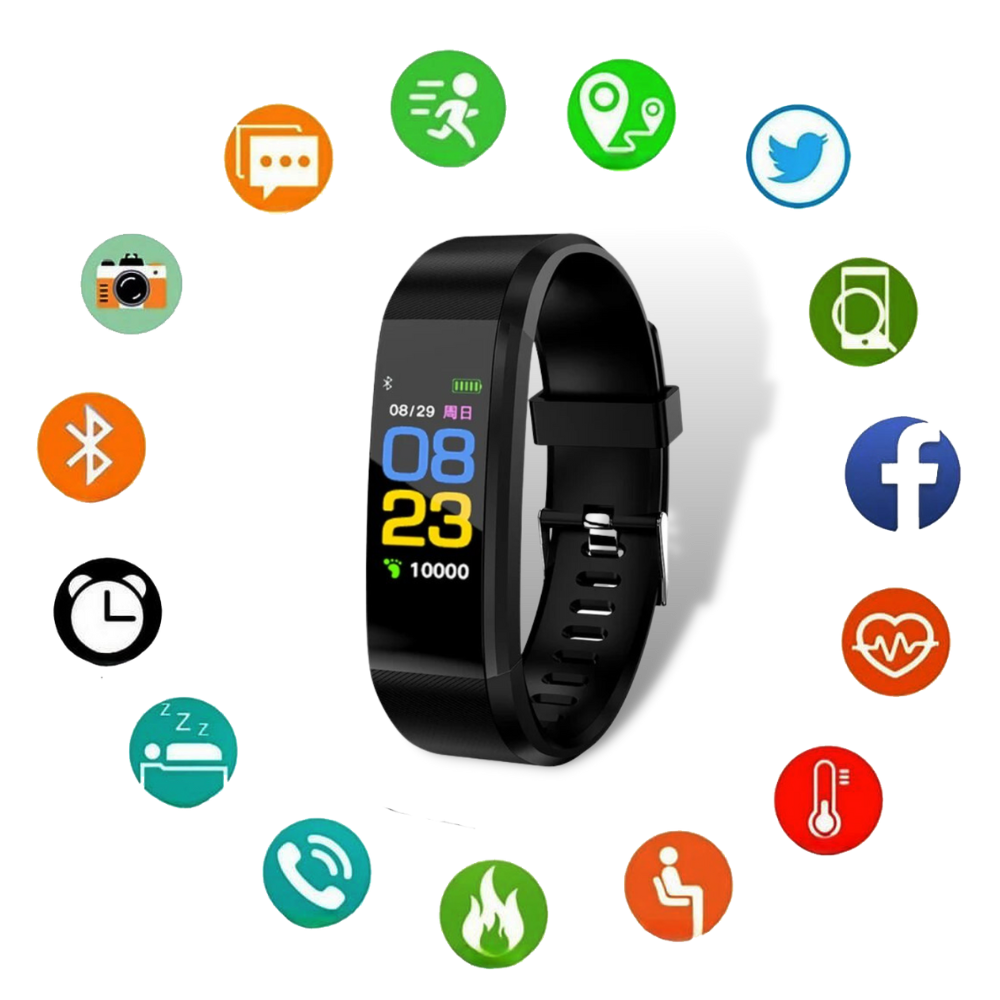 Fitness Tracker Step Watch with Heart Rate Monitor and Distance Tracking for Seniors - Image 8