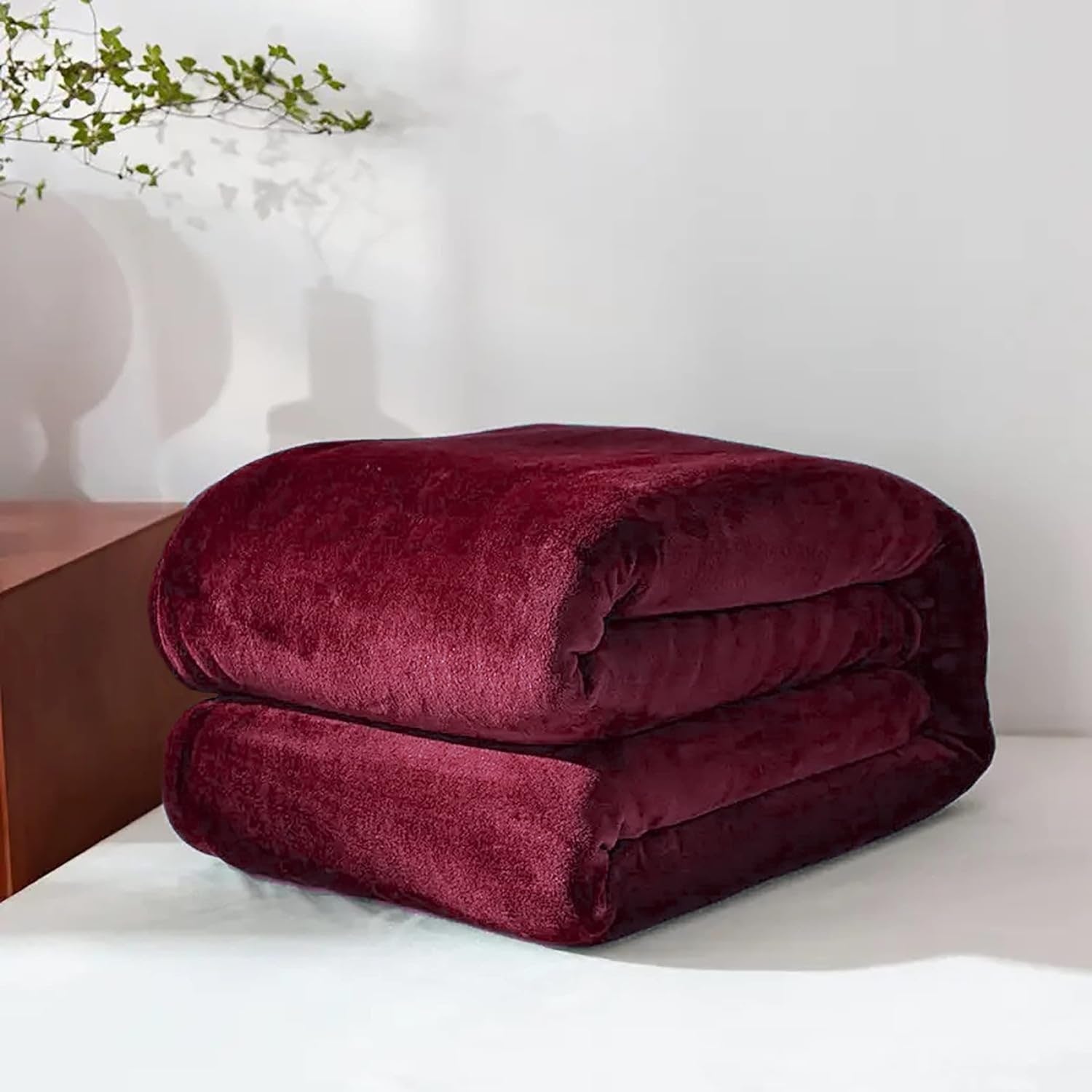 Fleece Faux Fur Super Soft Throw Blanket for Sofa and Bed Plush Lightweight Heated - Image 4