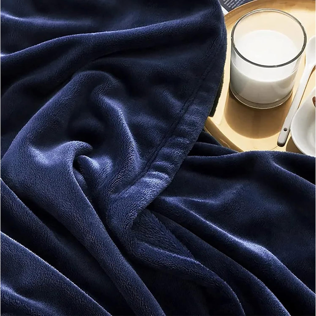 Fleece Faux Fur Super Soft Throw Blanket for Sofa and Bed Plush Lightweight Heated - Image 5