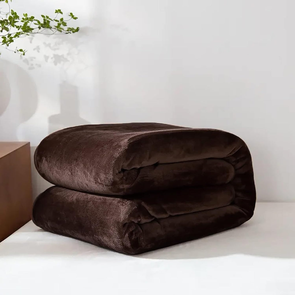 Fleece Faux Fur Super Soft Throw Blanket for Sofa and Bed Plush Lightweight Heated - Image 8