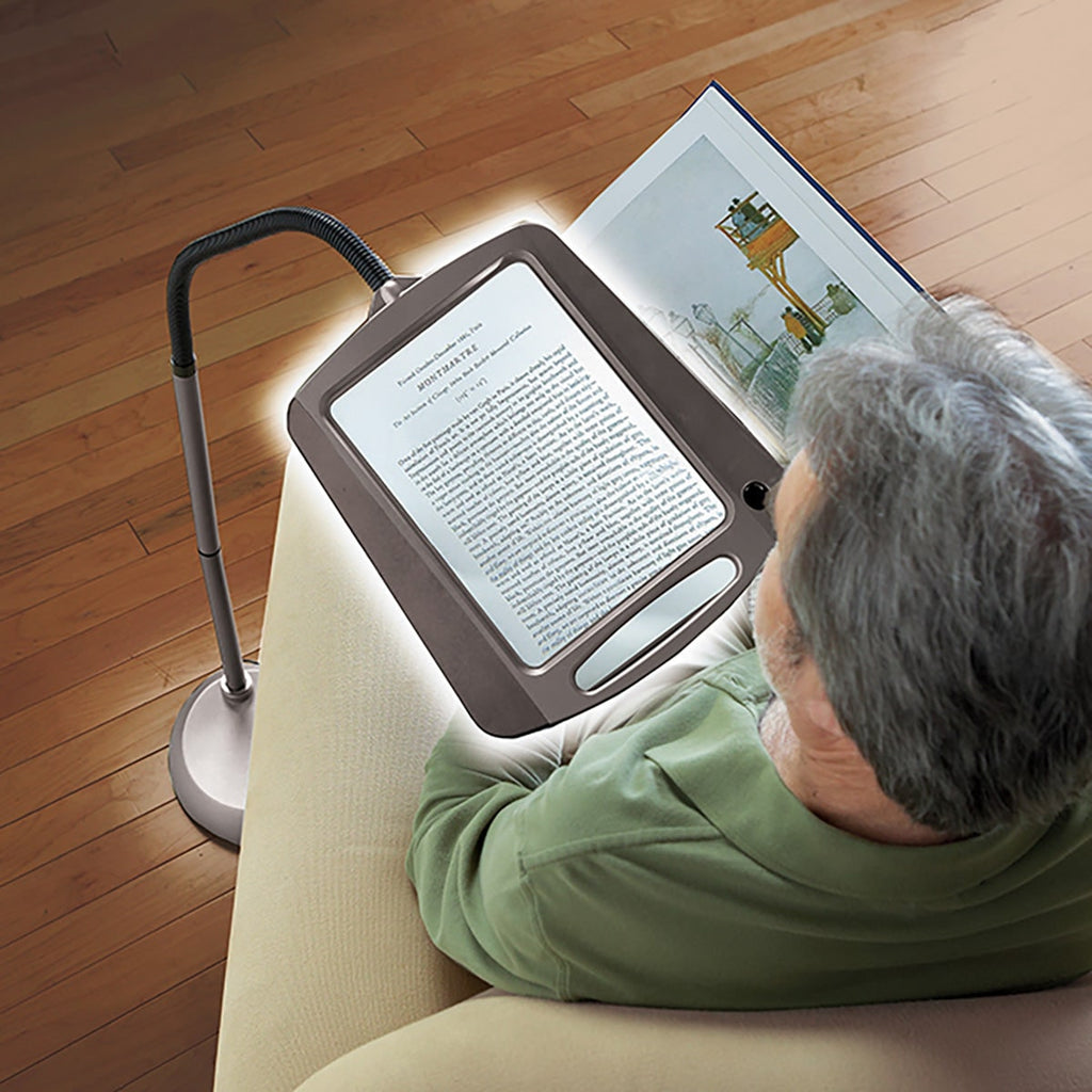 Floor Lamp Magnifying LED Gooseneck Adjustable Reading - Image 3