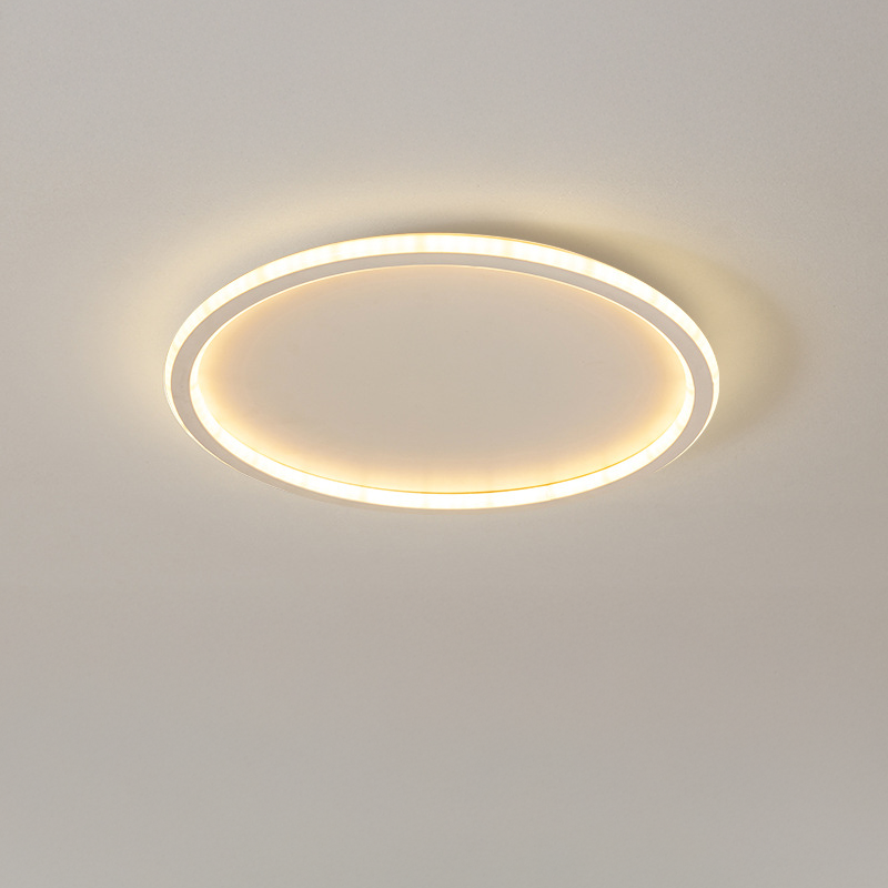 Flush Mount Ceiling Light LED Round Circular Ring Fixture Metal Modern - Image 9