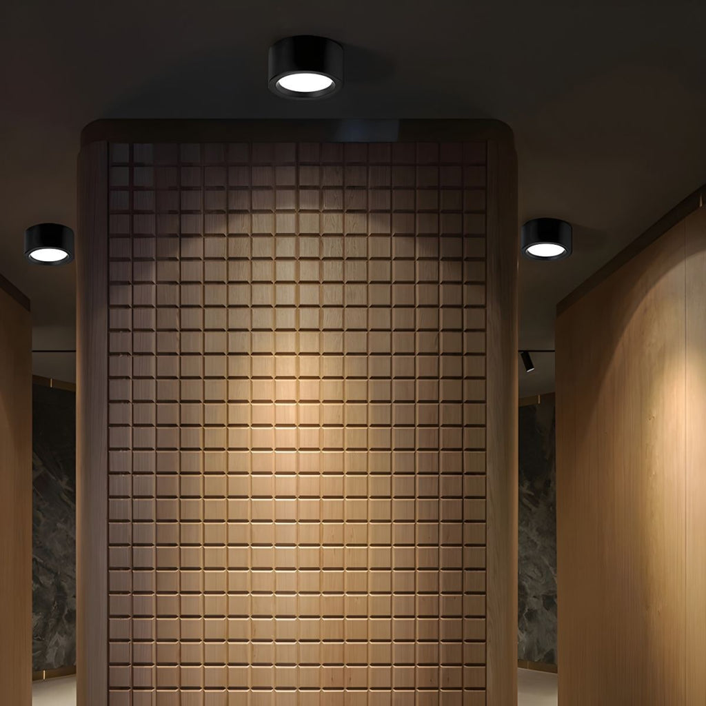 Flush Mount Ceiling Light Metal Cylinder LED Surface Mounted Modern - Image 10