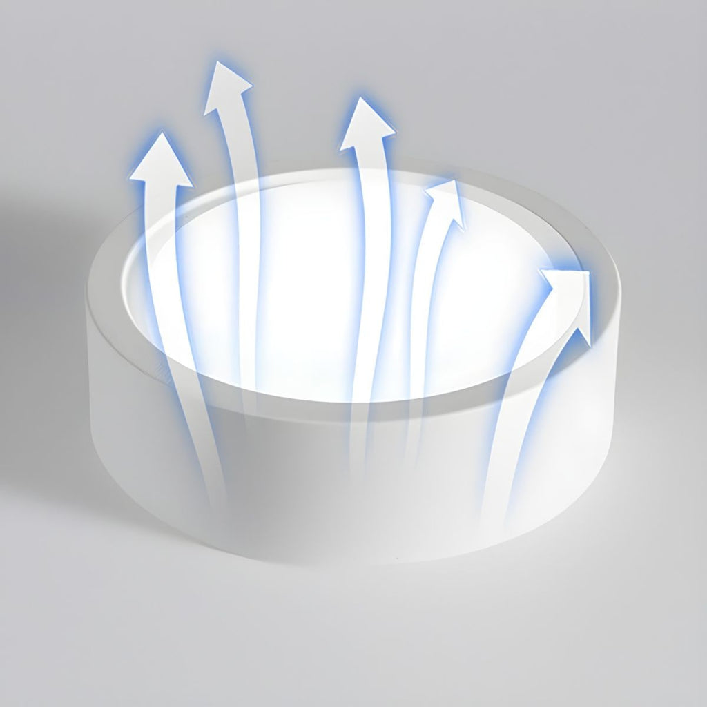 Flush Mount Ceiling Light Metal Cylinder LED Surface Mounted Modern - Image 5