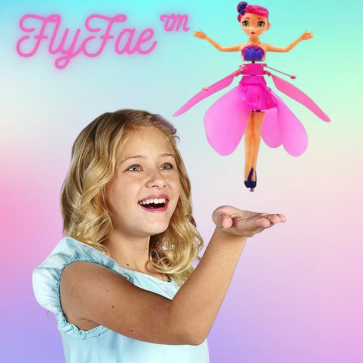Flying Orb Ball Toy with Hand Controlled Spinning Fairy and LED Lights for Bird - Image 2