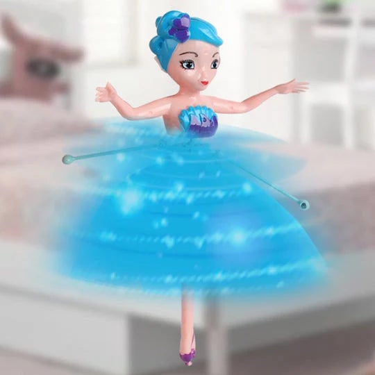 Flying Orb Ball Toy with Hand Controlled Spinning Fairy and LED Lights for Bird - Image 5