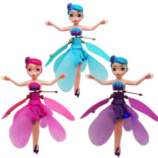 Flying Orb Ball Toy with Hand Controlled Spinning Fairy and LED Lights for Bird - Image 6