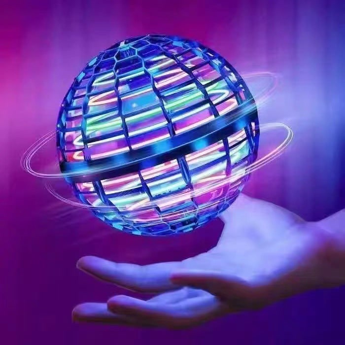 Flying Orb Ball Toy with LED Lights and Hand Controlled Hovering Hover Boomerang - Image 2
