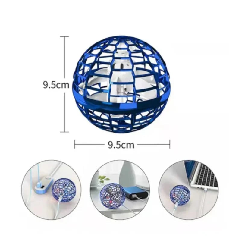 Flying Orb Ball Toy with LED Lights and Hand Controlled Hovering Hover Boomerang - Image 5