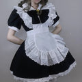 French Maid Costume with Ruffled Apron for Halloween - Image 1