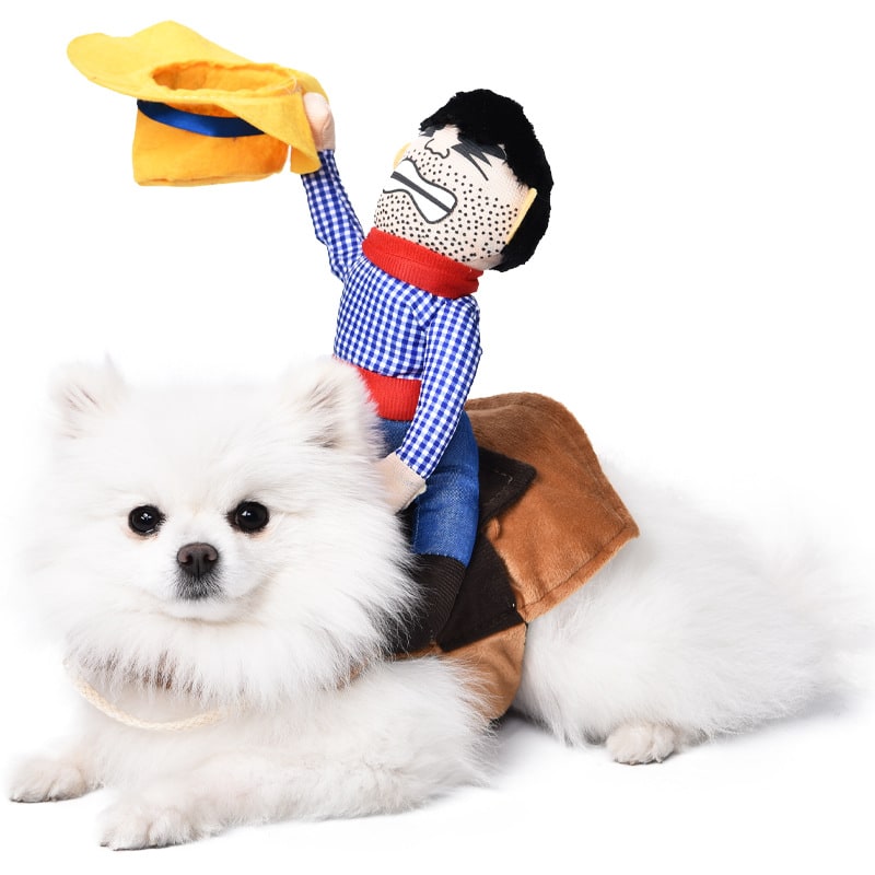 Funny Dog Costume with Novelty Holiday Designs and Adjustable Closures Halloween - Image 10