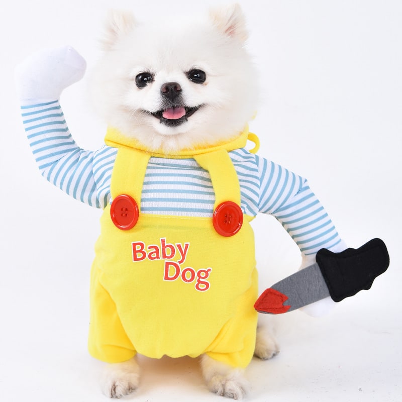 Funny Dog Costume with Novelty Holiday Designs and Adjustable Closures Halloween - Image 19