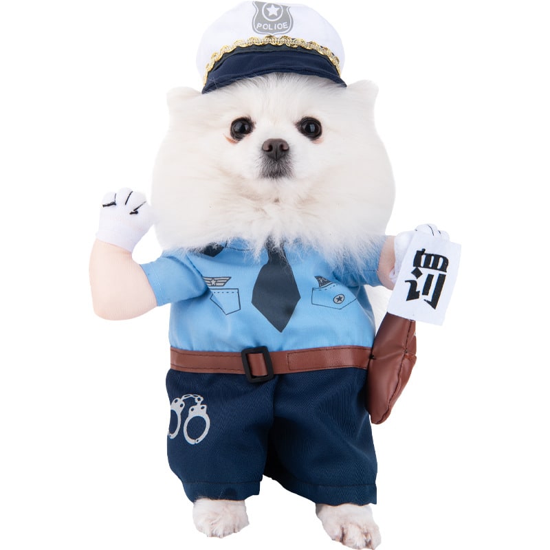 Funny Dog Costume with Novelty Holiday Designs and Adjustable Closures Halloween - Image 27