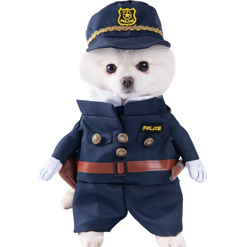Funny Dog Costume with Novelty Holiday Designs and Adjustable Closures Halloween - Image 7