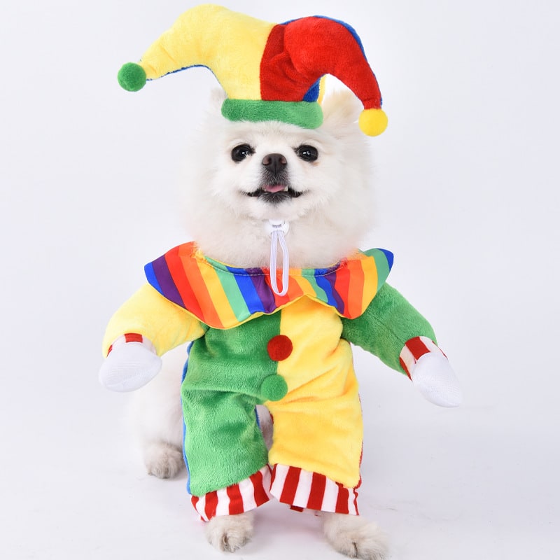 Funny Dog Costume with Novelty Holiday Designs and Adjustable Closures Halloween - Image 8