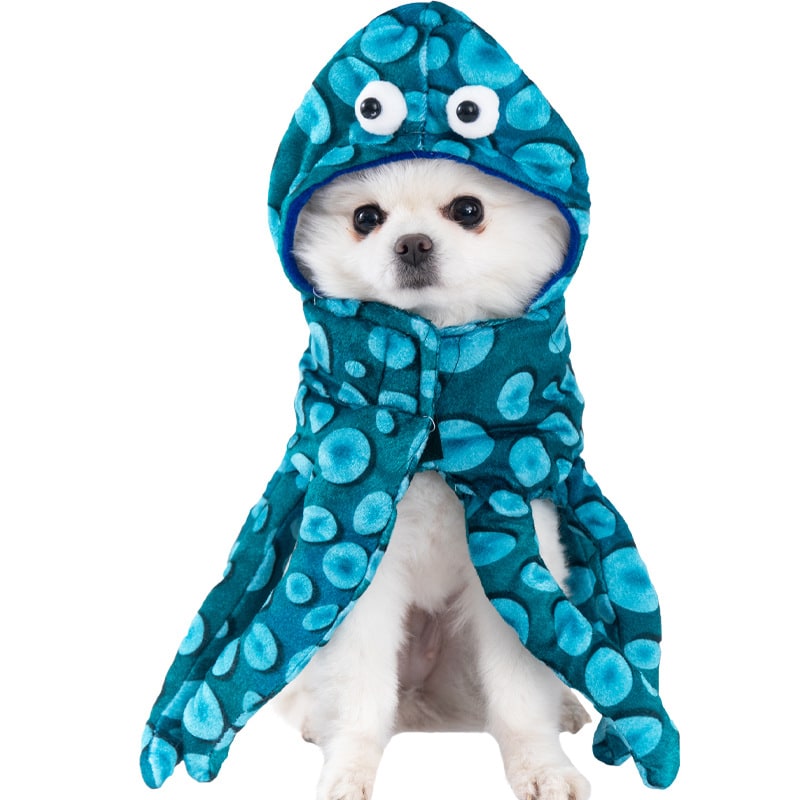 Funny Dog Costume with Novelty Holiday Designs and Adjustable Closures Halloween - Image 9