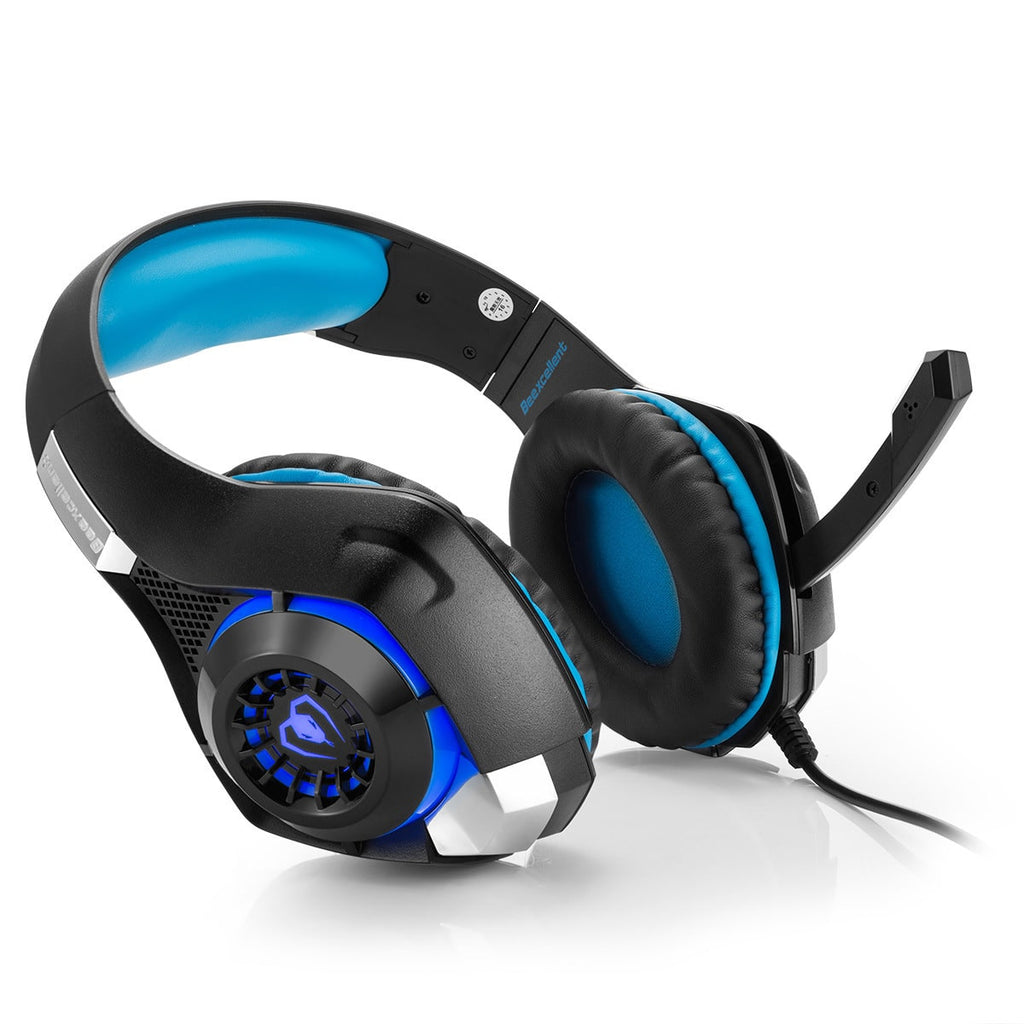 Gaming Headphones with Mic and LED Lights Wired Headset with Microphone USB and 3.5mm Jack - Image 3
