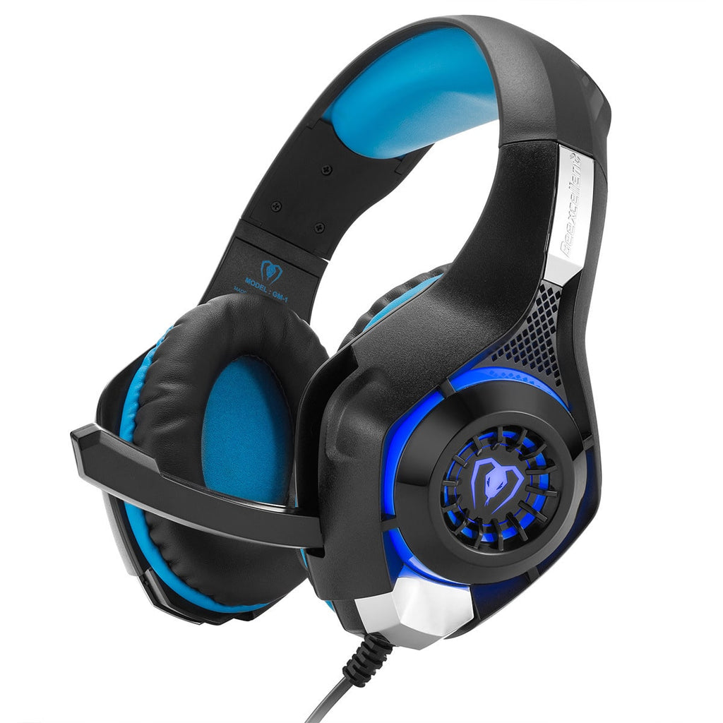 Gaming Headphones with Mic and LED Lights Wired Headset with Microphone USB and 3.5mm Jack - Image 4