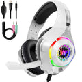 Gaming Headphones with Mic and LED Lights Wired Headset with Microphone USB and 3.5mm Jack - Image 5