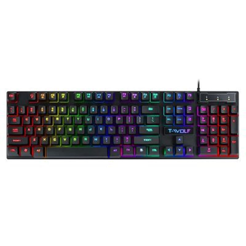 Gaming Keyboard and Ergonomic Mouse Combo Rgb Backlighting and Floating Keycap Design - Image 2