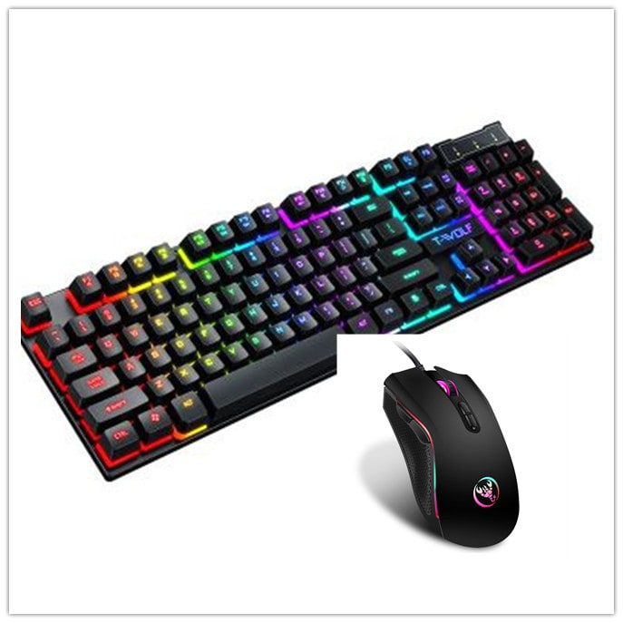 Gaming Keyboard and Ergonomic Mouse Combo Rgb Backlighting and Floating Keycap Design - Image 3