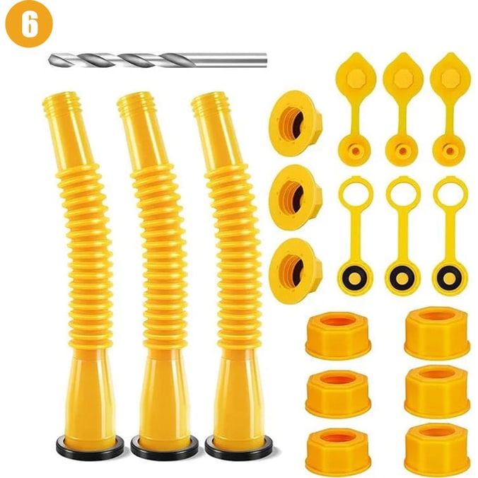 Gas Can Spout and Nozzle Replacement Kit with Flexible Design and Leak-Proof Gaskets - Image 12