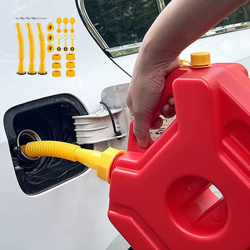 Gas Can Spout and Nozzle Replacement Kit with Flexible Design and Leak-Proof Gaskets - Image 2