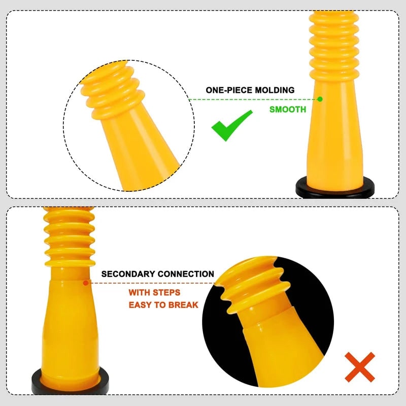 Gas Can Spout and Nozzle Replacement Kit with Flexible Design and Leak-Proof Gaskets - Image 5