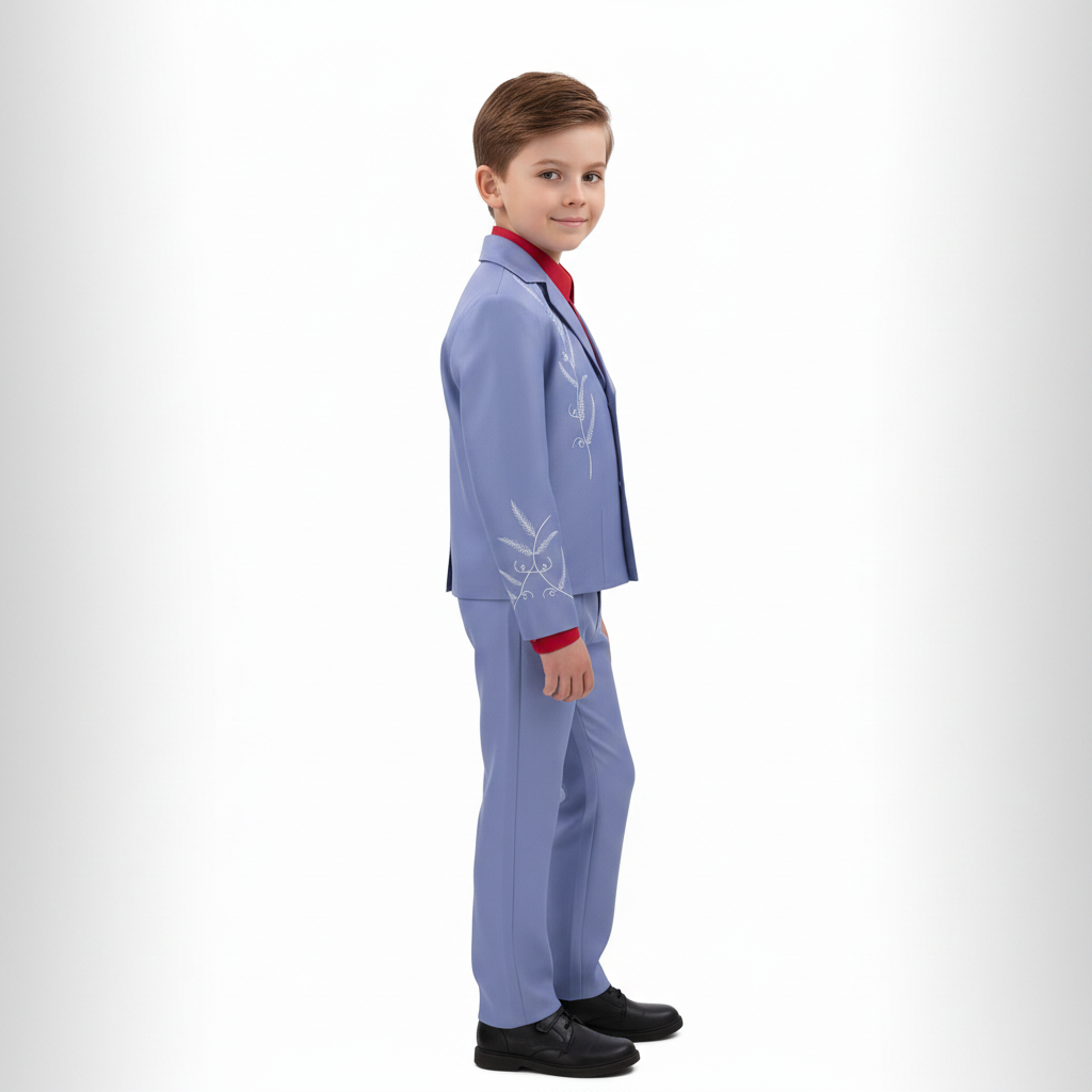 Girls' Halloween Anime Cosplay Costume Dress and Suit Set with Red Bow Tie and Collar for Party - Image 3