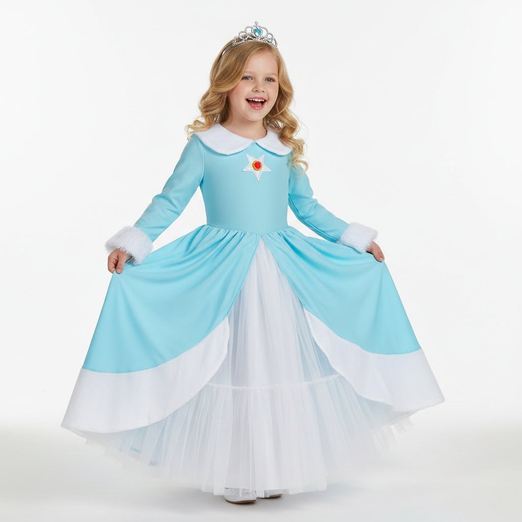 Girls' Halloween Princess Costume and Dress Up Accessories for Games - Image 1