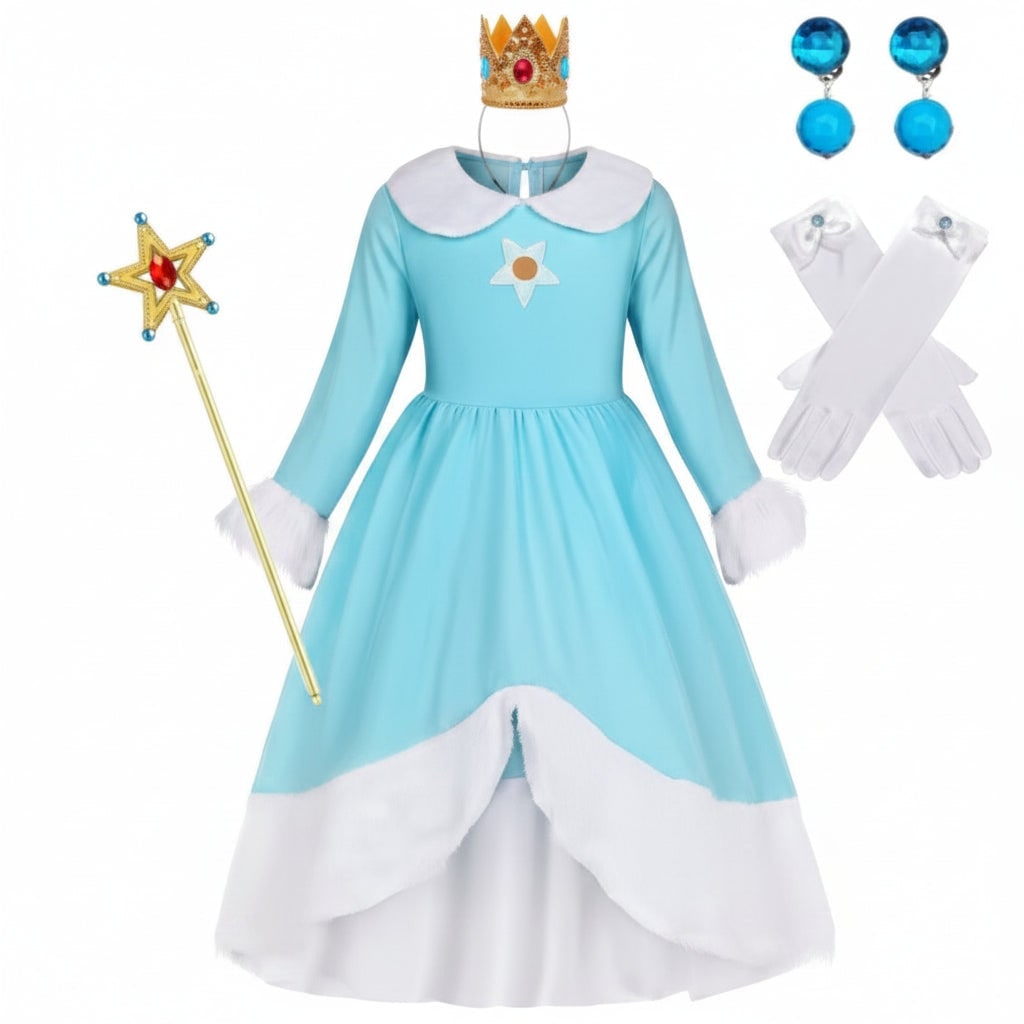 Girls' Halloween Princess Costume and Dress Up Accessories for Games - Image 6
