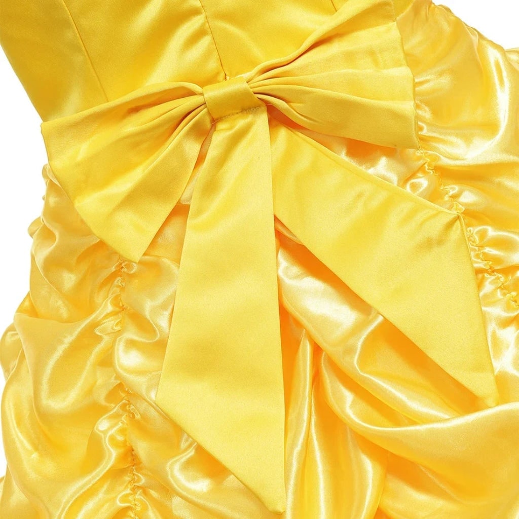 Girls' Halloween Princess Costume and Dresses with Ball Gown Tiara Scepter and Accessories Set - Image 3