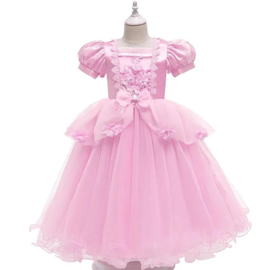 Girls' Halloween Princess Costume and Dresses with Ball Gown Tulle Skirt Dress Up - Image 4