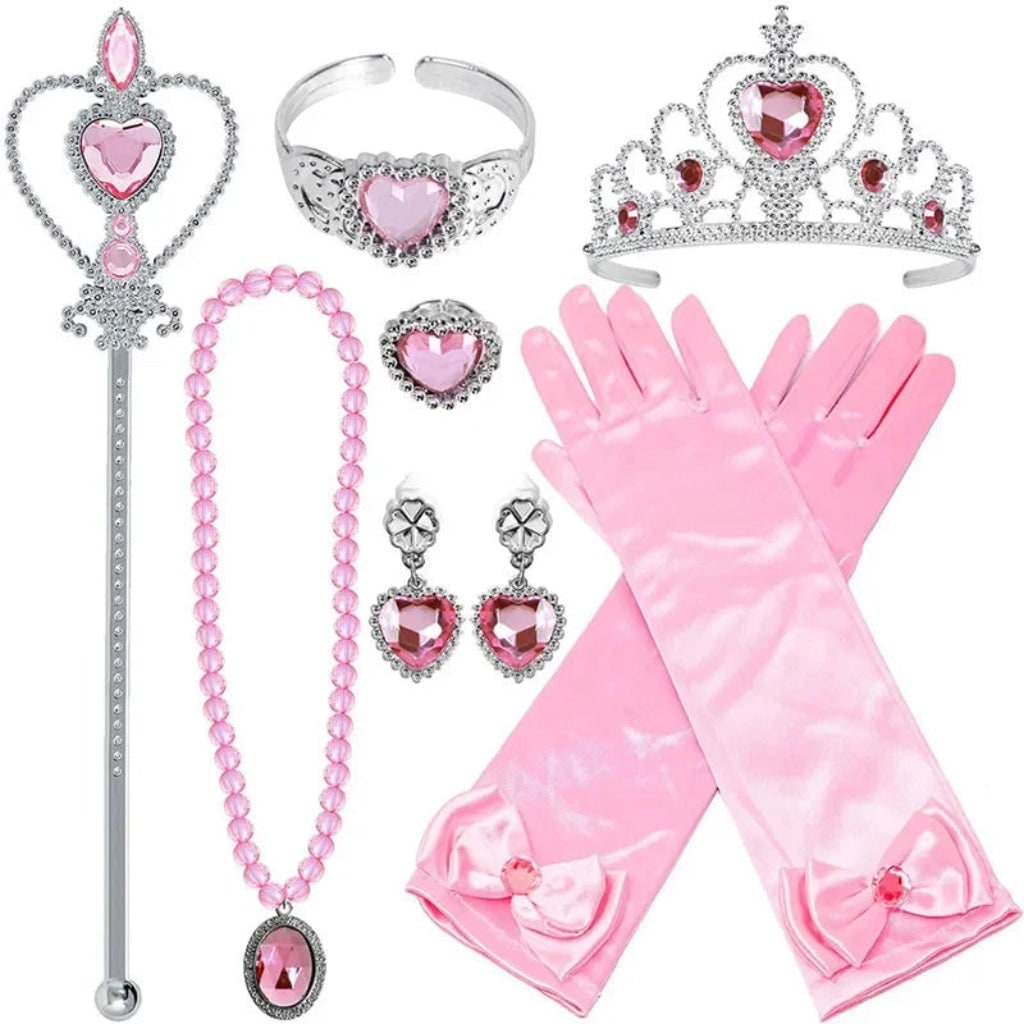 Girls' Halloween Princess Costume and Dresses with Ball Gown Tulle Skirt Dress Up - Image 5