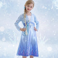 Girls' Halloween Princess Costume Dress with Cape and Wand Accessory Set - Image 1