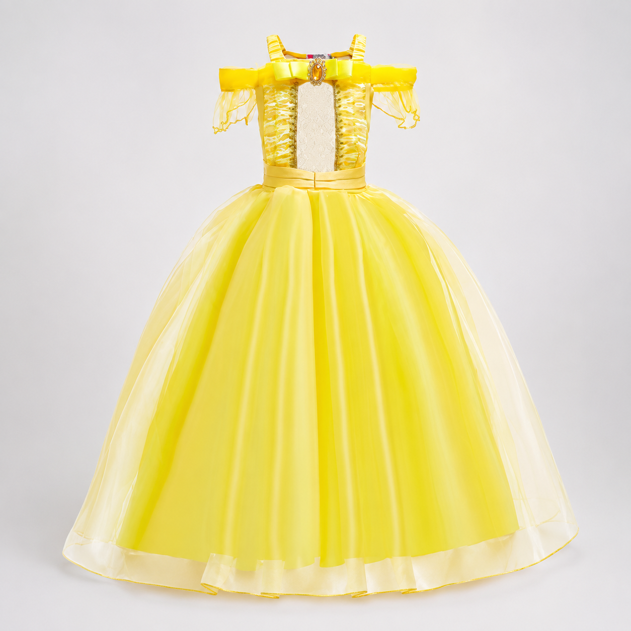 Girls' Halloween Princess Costume Dress with Tulle Skirt Tiara and Accessories Set - Image 19