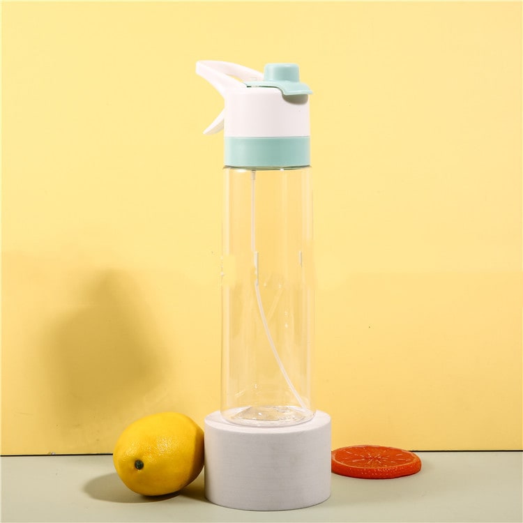 Girls' Misting Water Bottle Reusable Drink with Spray Trigger Flip-Top Cap Insulated - Image 42