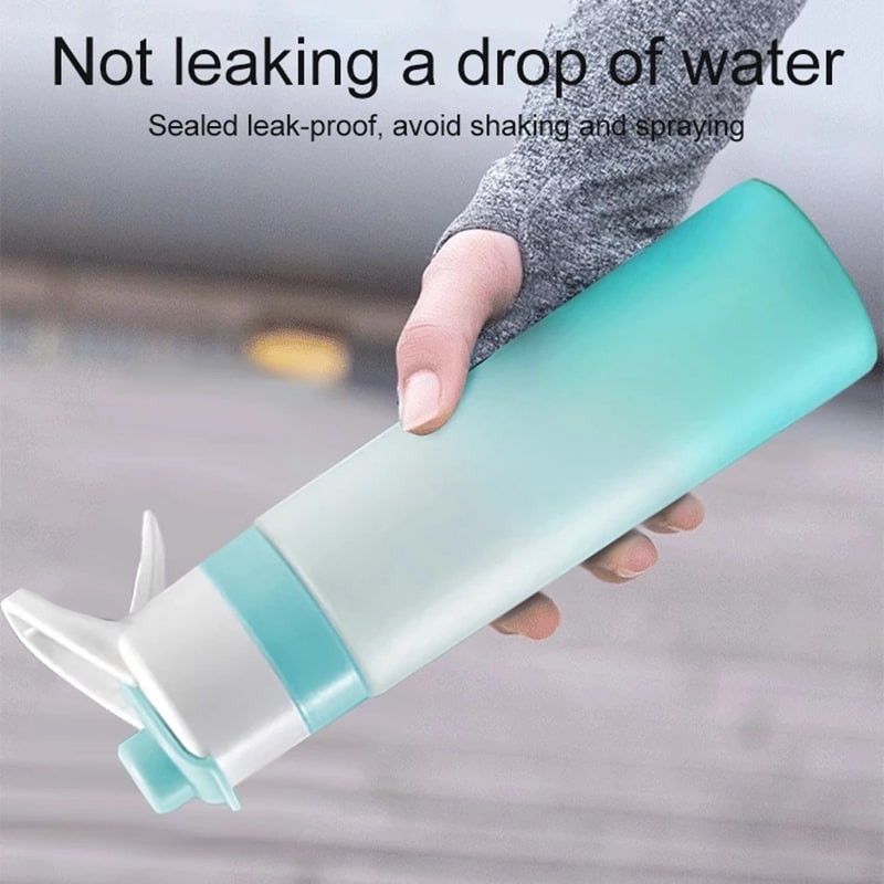 Girls' Misting Water Bottle Reusable Drink with Spray Trigger Flip-Top Cap Insulated - Image 8