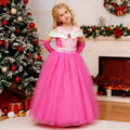Girls' Princess Halloween Costume Dress with Accessories and Tiara - Image 1