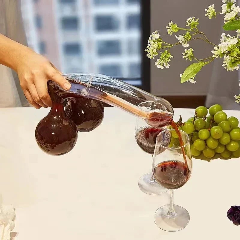 Glass Decanter Novelty Funny Phallic Clear Liquor Whiskey Gift - Image 3