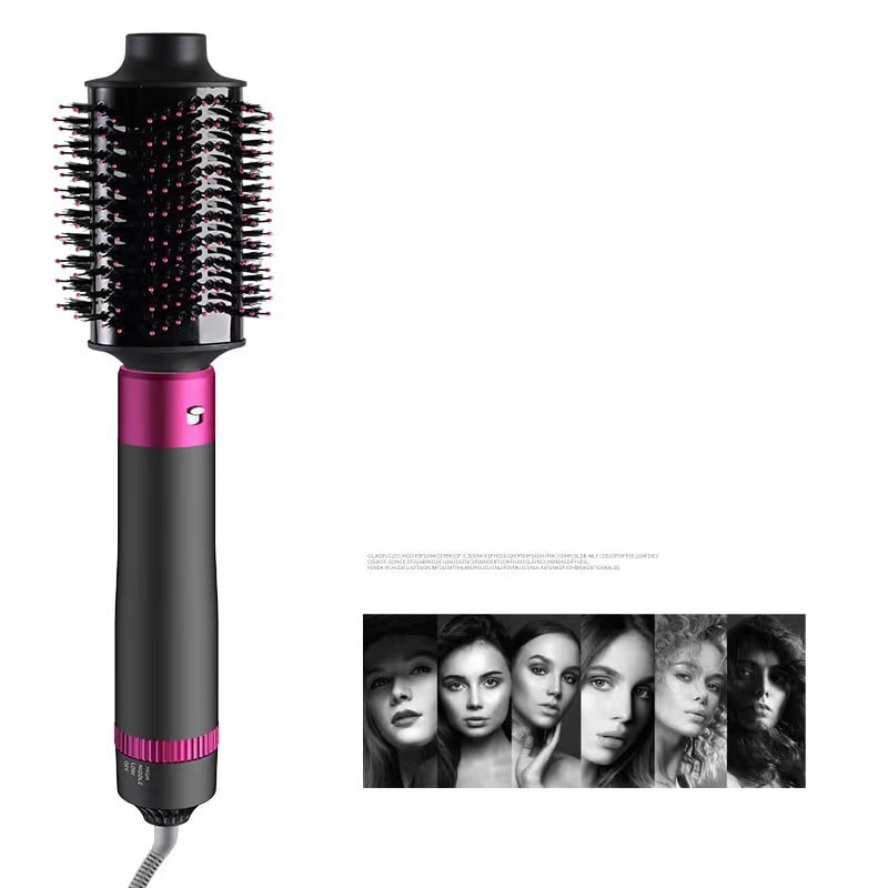 Hair Dryer Brush with 5 Interchangeable Attachments Blow Dry Styling Tool Detangling - Image 3