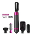 Hair Dryer Brush with 5 Interchangeable Attachments Blow Dry Styling Tool Detangling - Image 9