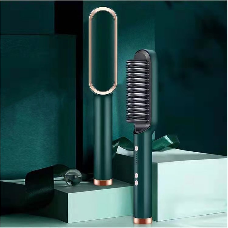 Hair Straightener Brush Ceramic Flat Iron Cordless Design and Adjustable Temperature Control - Image 12