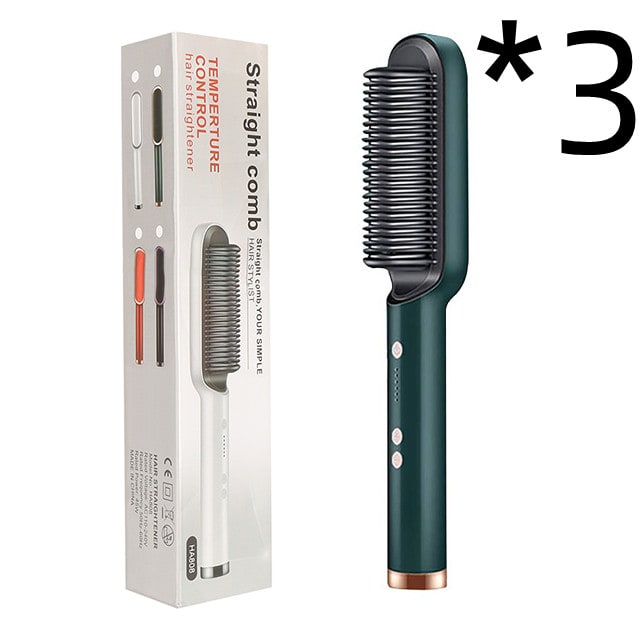 Hair Straightener Brush Ceramic Flat Iron Cordless Design and Adjustable Temperature Control - Image 14