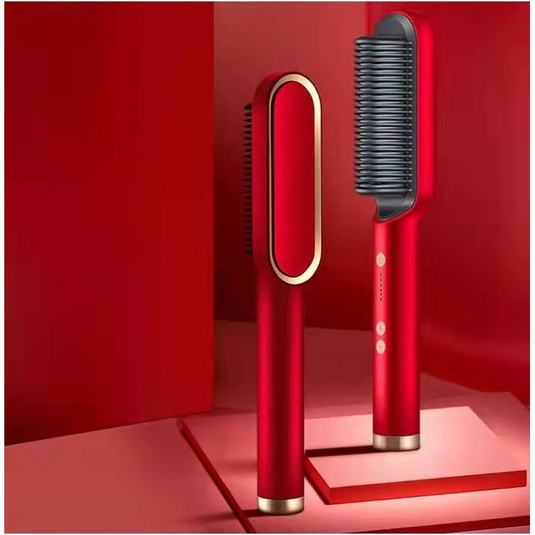 Hair Straightener Brush Ceramic Flat Iron Cordless Design and Adjustable Temperature Control - Image 16