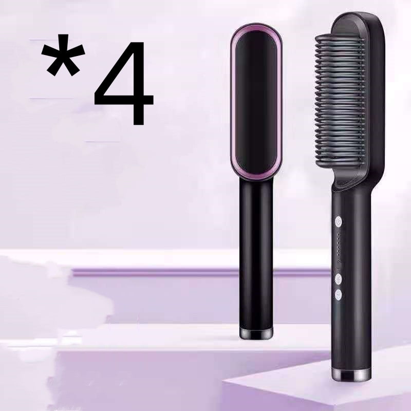 Hair Straightener Brush Ceramic Flat Iron Cordless Design and Adjustable Temperature Control - Image 18