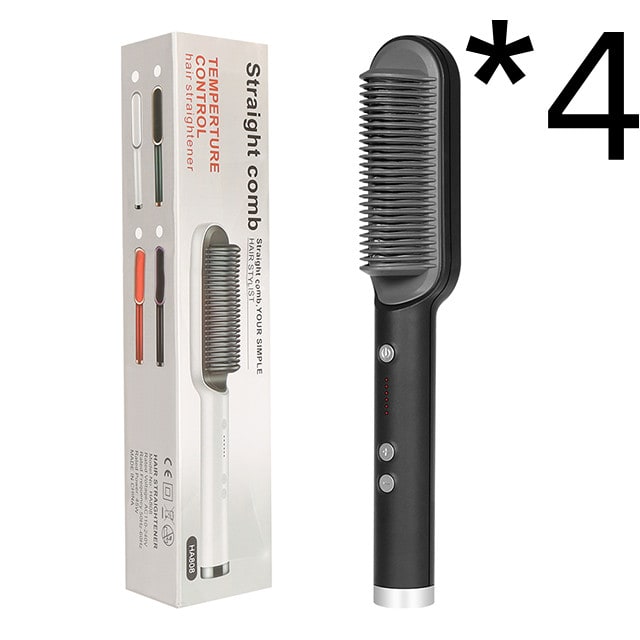 Hair Straightener Brush Ceramic Flat Iron Cordless Design and Adjustable Temperature Control - Image 19
