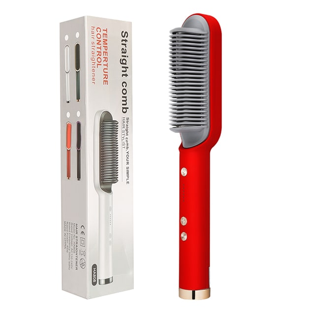 Hair Straightener Brush Ceramic Flat Iron Cordless Design and Adjustable Temperature Control - Image 20