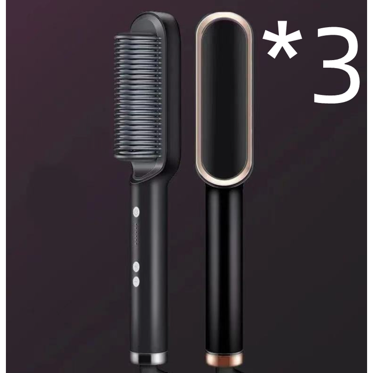 Hair Straightener Brush Ceramic Flat Iron Cordless Design and Adjustable Temperature Control - Image 23